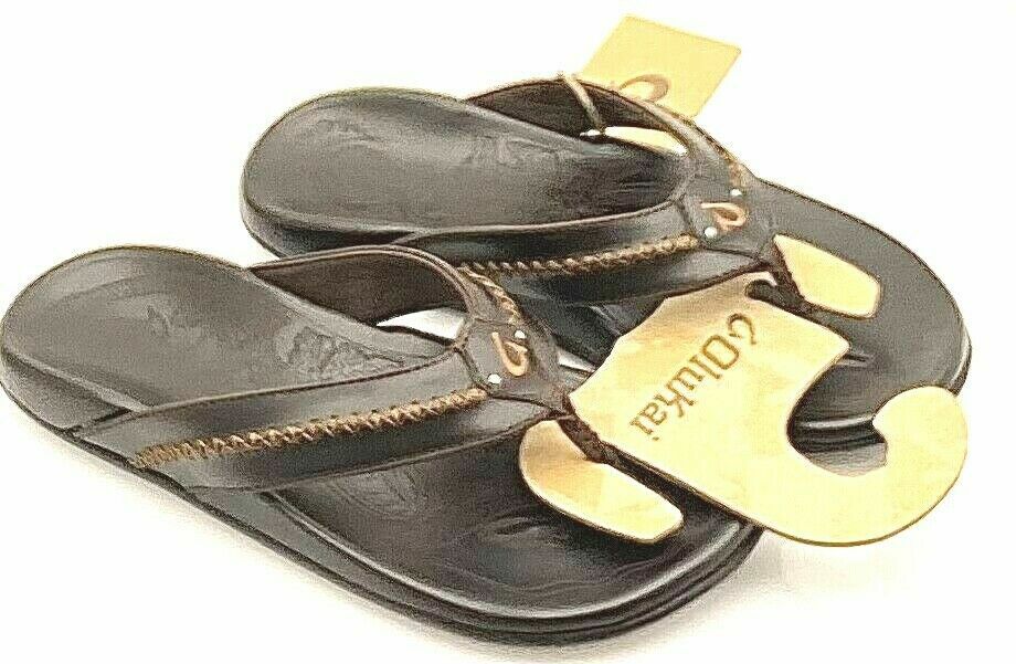 New Olukai Mea Ola Dark Java Comfort 